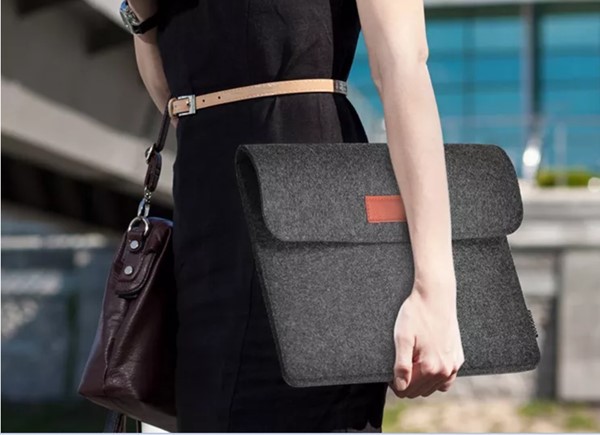 Fashionable felt laptop sleeve Fashionable felt laptop sleeve